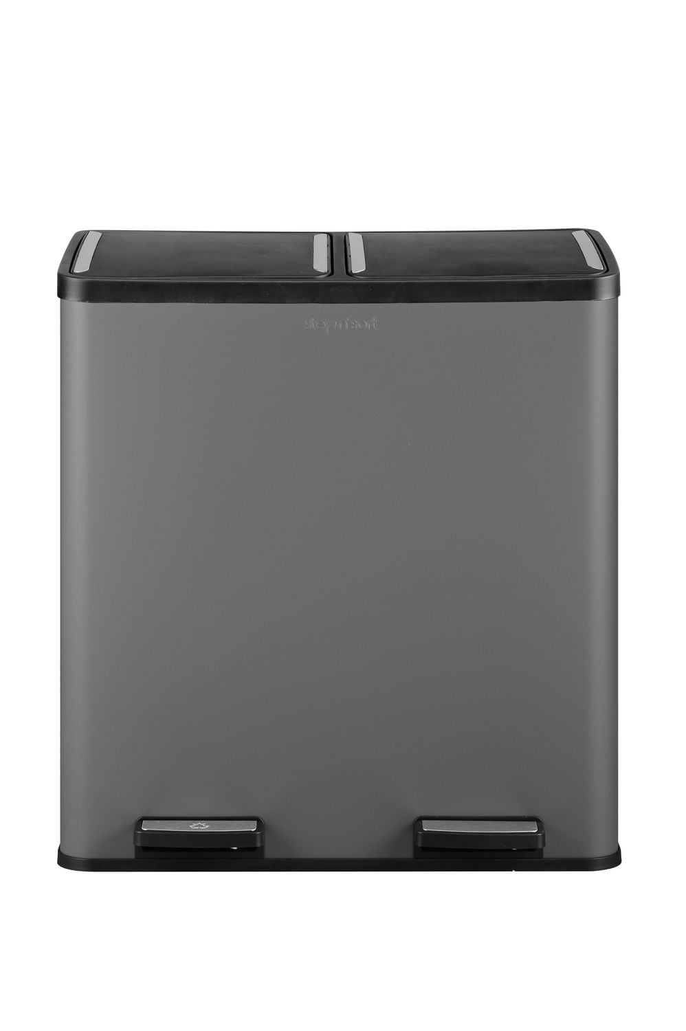 The Step N' Sort Large Capacity 70 L, 2 Compartment Trash and Recycling Bin