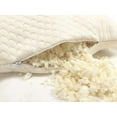 thumbnail image 5 of ORGANIC TEXTILES Organic Shredded Latex Bed Pillow with Organic Cotton Cover - For Sleeping, Head Support, Side Back Stomach Sleeper, Soft and Breathable - (Standard Size), 5 of 5