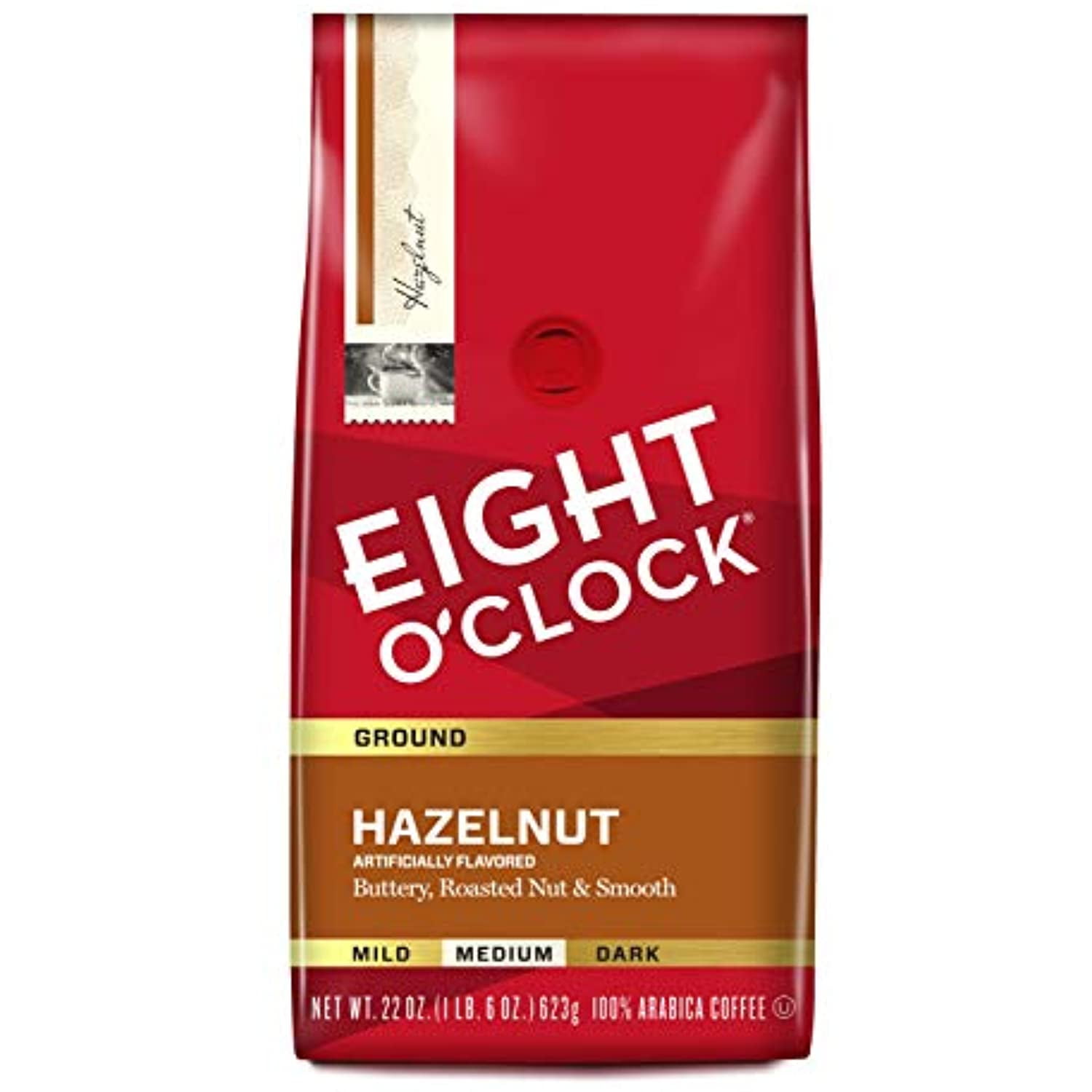 Eight Oclock Ground Coffee, Hazelnut, 22 Ounce
