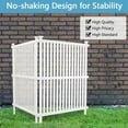 thumbnail image 2 of VINGLI 36" x 48" White PVC Vinyl Outdoor Panel Privacy Screen (2 Panels), 2 of 9
