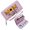 Purple, variant on GEEAD Zipper Pocket Wallet for Women Fashion Women ID Credit Card Holder Sunflower Vibrant Colors Love Symbols Durable Polyester Lining Stylish Accessory Smooth Texture