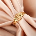 thumbnail image 3 of RSAMD Egypt Eye Of Ra Ankh Irish Knot Ring Stainless Steel Wedjat Eye Amulet Jewelry-10-silver, 3 of 7