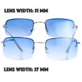 thumbnail image 4 of Gafas de sol The Fresh Minimalist 204-Silver Gradient Blue, 4 of 6