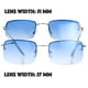thumbnail image 4 of Gafas de sol The Fresh Minimalist 204-Silver Gradient Blue, 4 of 6