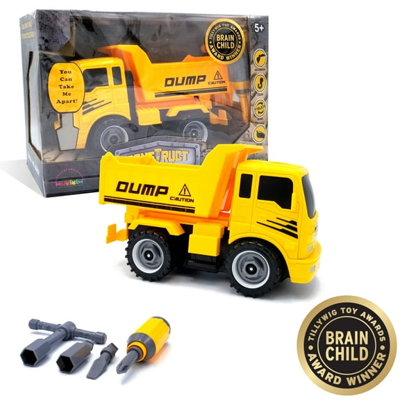 Construct A Truck - Dump. Take it apart & put it back together   Friction powered(like 2-toys-in-1!) Awesome award winning toy that encourages creativity!