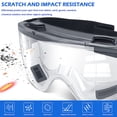 thumbnail image 3 of Gafas de seguridad OXG ANSI Z87.1, antivaho, para laboratorio, paquete de 6, 3 of 7