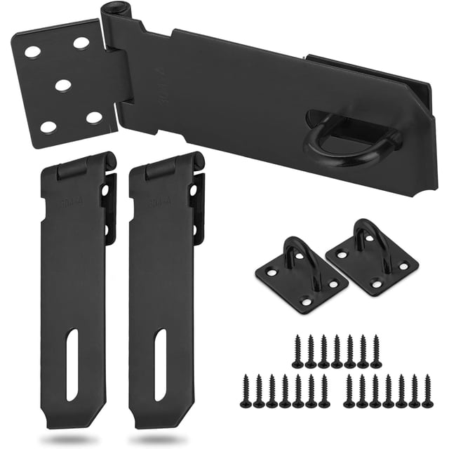 Cerradura con candado de gran espesor y amplia variedad de aplicaciones para puertas corredizas y portones, construcción duradera, para uso en el hogar y la oficina