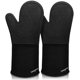 thumbnail image 1 of Guantes de horno Sungwoo silicona extra largos 14.6 pulgadas negro, 1 of 2