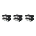 thumbnail image 4 of kurtrusly 2pcs/set Large Capacity Storage Bags For Closet Organization Reinforced HandleThe Handle Of Storage Black 3Set, 4 of 6