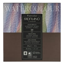 Fabriano Studio Watercolor Block, Cold Press, 90 lb./200 gsm, 11.8" x 11.8"