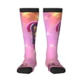 thumbnail image 1 of Goofa Trolls Band Together Pattern Adult Stockings, Color-Block Knee High Socks, Comfortable and Breathable, Soft and Stretchable, Sports, and Decoration, 1 of 6