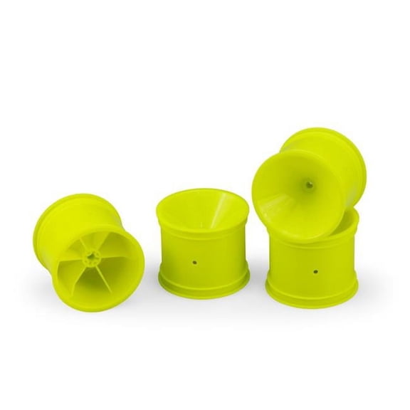 JConcepts 3419Y Mono Rear 3/16 Axle Wheel Yellow for RC10t / T2 / T3 / Gt 4p