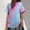 Pink, variant on QHWAUAKFBN T Shirts For Women Loose Fit Tie Dye Shirt Short Sleeve Round Neck Tees Summer Tshirts Top