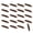 Brown, variant on 20Pcs Soft Maggot Fishing Lures With High Buoyancy Design Simulation Grub Soft Baits for Lake River And Sea Angling