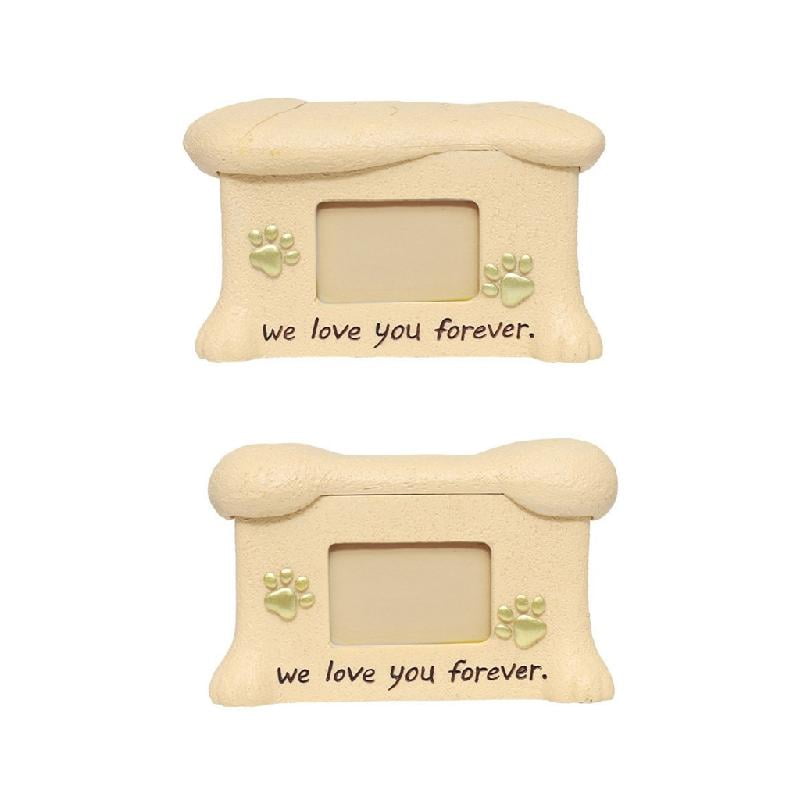 ZPAQI Dog Funeral Cremation Urn for Ashes Pet Wood Memorial Urns for Funeral