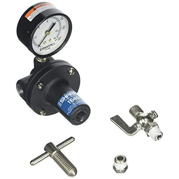 REGULATOR AIR 50CFM 3 1/4IN.OUT 3/8IN.IN GAUGE