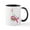 White/Black Inside, variant on CafePress - Tee Off Mug - 11 oz Ceramic Mug - Novelty Coffee Tea Cup