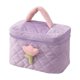 thumbnail image 2 of Corduroy Makeup Bag Cute Makeup Bag Travel Toiletry Bag Storage Bag Large Capacity Cosmetic Storage Bag for Women Girls, 2 of 3