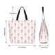 thumbnail image 5 of Disketp Hello Rabbit Bolsa Tote Estampada para Mujer, Bolso de Hombro y de Mano para Compras y Viajes, 5 of 8