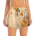 thumbnail image 2 of Balery Pantalones cortos deportivos para mujer con forro y dos bolsillos, elásticos, para entrenamiento, gimnasio, yoga-Medium, 2 of 7