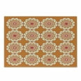 thumbnail image 1 of Orange and Pink Cutting Board, Geometric Floral Ornaments Retro Style Geometric Curvy Circles, Decorative Tempered Glass Cutting and Serving Board, in 3 Sizes, by Ambesonne, 1 of 2