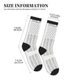 thumbnail image 3 of Athletic Socks Mexico-America Flag Sport Running Calf Socks Crew Socks for Men Women, 3 of 7