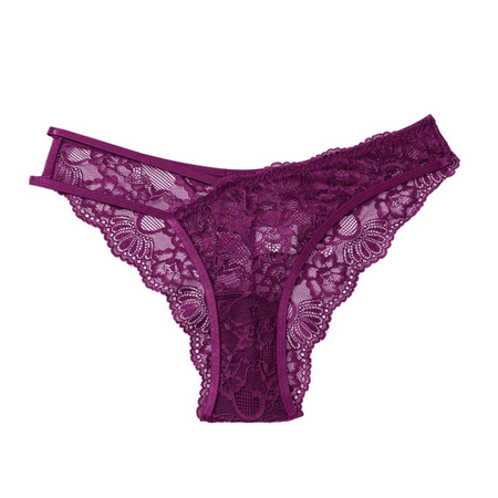 Fulorrnie Underwear for Women Breathable Briefs Comfort Cute Panty High Waist Flat Seams Stretchable Panties  Purple  XL