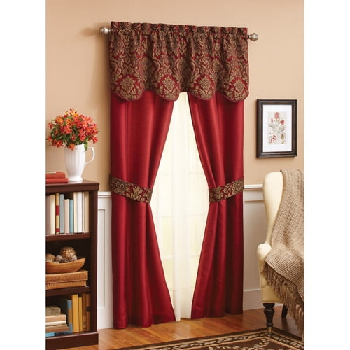 Better Homes Gardens Chenille Curtain Panel Set Walmart Com