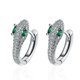 thumbnail image 1 of Nuevo Pendientes de plata de ley 925 para mujer, pendientes de lujo con forma de serpiente, joyería, 1 of 5