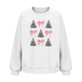 thumbnail image 6 of Waffle Sweatshirts for Womens Christmas Loose Crewneck Long Sleeve Shirts Merry Christmas Printed Sweaters Casual Fashion Xmas Holiday Party Pullover Tops, 6 of 6