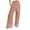Pink, variant on FAKKDUK Linen Pants for Women High Waisted Wide Leg Loose Fit Palazzo Pants Casual Beach Trendy Trouses with Pockets Women Summer Cotton Linen Comfy Pants,S&Pink