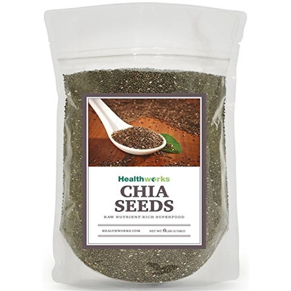 Healthworks Chia Seeds Raw Pesticide and ChemicalFree 6