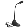 thumbnail image 1 of Micrófono capacitivo de cuello de cisne para escritorio, ideal para juegos de computadora, transmisión en vivo y amplificador de sonido., 1 of 14