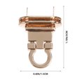 thumbnail image 4 of 4PCS Metal Lock Practical Mortise Lock Bags Suitcases Accessories Lock Bag Handbag Lock Color 4, 4 of 7