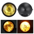 thumbnail image 3 of FAGINEY Moto Phare Rond Lentille Jaune Phare Rétro Modification de la Tête pour GU, 3 of 8