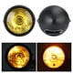 thumbnail image 4 of Faro de Motocicleta Jadeshay Redondo Retro Universal Color Negro con Lente Amarillo, 4 of 8