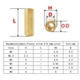 thumbnail image 4 of M2 M2.5 M3 M4 M5 M6 Female Hex Motherboard Standoff Rack Spacers Brass Stainless Steel Metric Thread PCB Support Pillars Column, 4 of 5