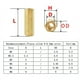 thumbnail image 4 of M2 M2.5 M3 M4 M5 M6 Female Hex Motherboard Standoff Rack Spacers Brass Stainless Steel Metric Thread PCB Support Pillars Column, 4 of 5