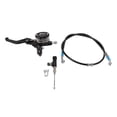 thumbnail image 1 of Motorcycle Brake Clutch with Cable Kit 6 Angle Adjustable Universal for 7/8in 22mm HandlebarBlack, 1 of 5