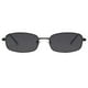 thumbnail image 1 of Gafas de sol SOJOS Y2k Narrow Rectangle SJ1187 Negro/Gris, 1 of 4