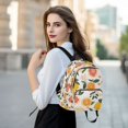 thumbnail image 6 of FORMRS Mini Backpack Purse for Women Quilted Travel Daypack Casual Shoulder Bag, Orange Slices, 6 of 7