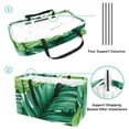 thumbnail image 4 of Tropical Jungle Palm Leaves Large Capacity Foldable Oxford Cloth Cube Organizer with Reusable Laundry Basket, Storage Bag, and Laundry Organizer, 4 of 7
