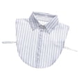 thumbnail image 3 of Cuello Falso de Media Camisa de con Correa Ajustable 4 Agujeros de Botones para Baoblaze  Collar falso de algodón para mujer, 3 of 8