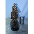 thumbnail image 5 of Nifao Trooper of the Plains Bronze Statue, A Remington Replica – Home Decor Sculpture, 10"L x 5"W x 13"H, 5 of 12