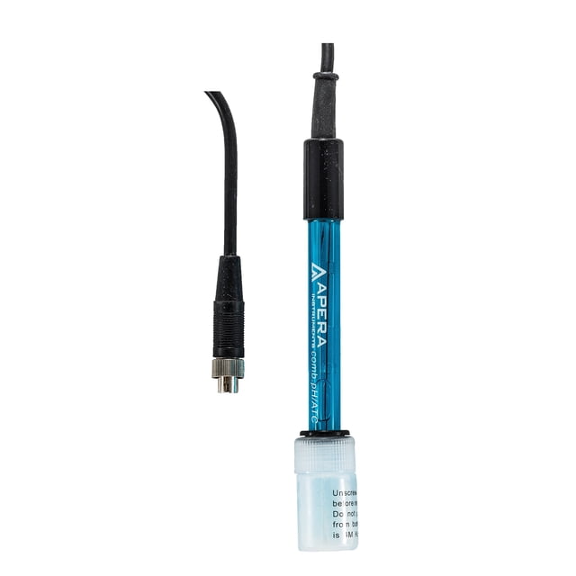 Termómetro Apera Instruments AI1312 con electrodo de temperatura de pH de 8 pines