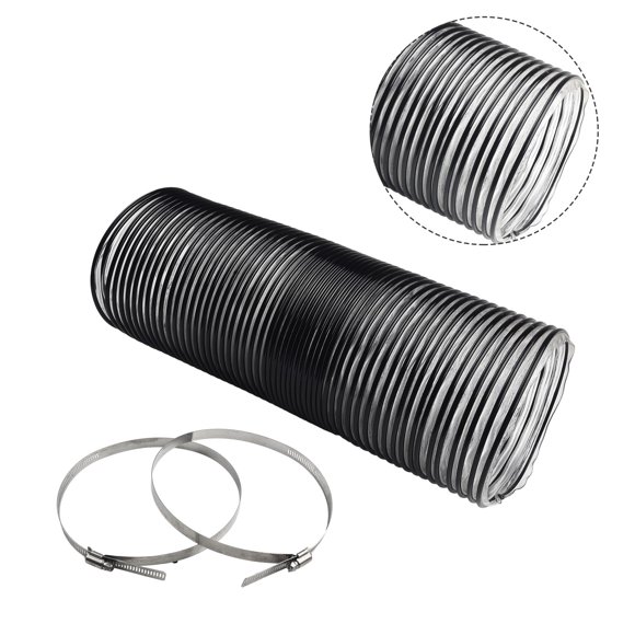 Mosiee Chip Hose Added Extension Hose Parts For Agri Fab Oem 65640 Mow And Vac Chip Hose Addition Extension 6 X 3 1/2 Metal Extend Hose