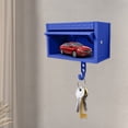 thumbnail image 7 of Shoreew Car Garage Key Holder with Opening Door Adhesive Wall-Mounted Organizer Dual-purpose Decorative Hook for Home Office, 7 of 7