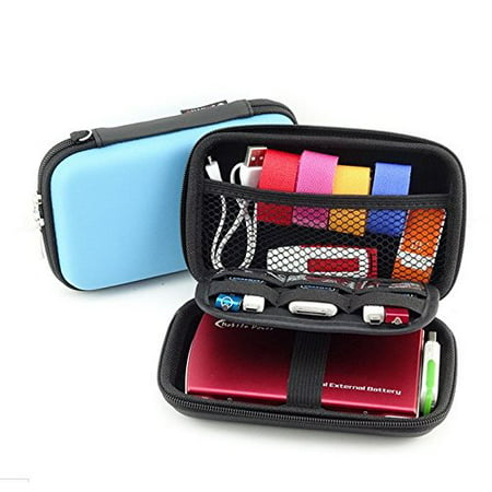 Semi Hard Electronics Accessories Carrying Case Diabetic Travel Organizer Kit for Insulin Pump/CGM Device/Hard Drive/Power