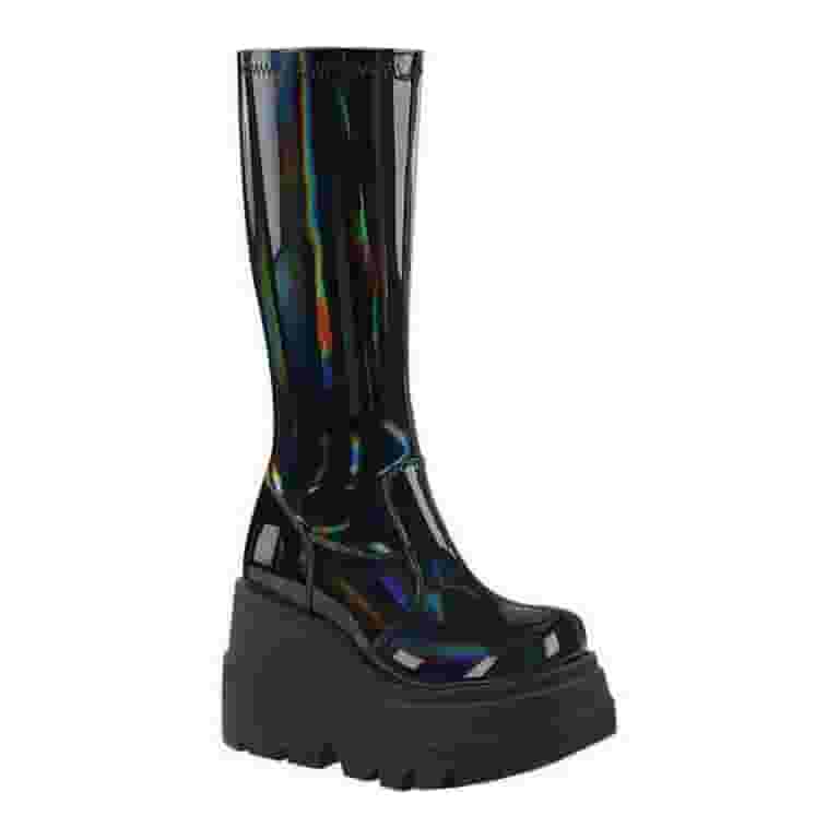 Women's Demonia Shaker 65 Knee High Wedge Heel Boot