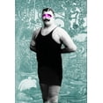 thumbnail image 2 of Spencer, Matt 18x24 White Modern Wood Framed Museum Art Print Titled - Strongman, 2 of 4